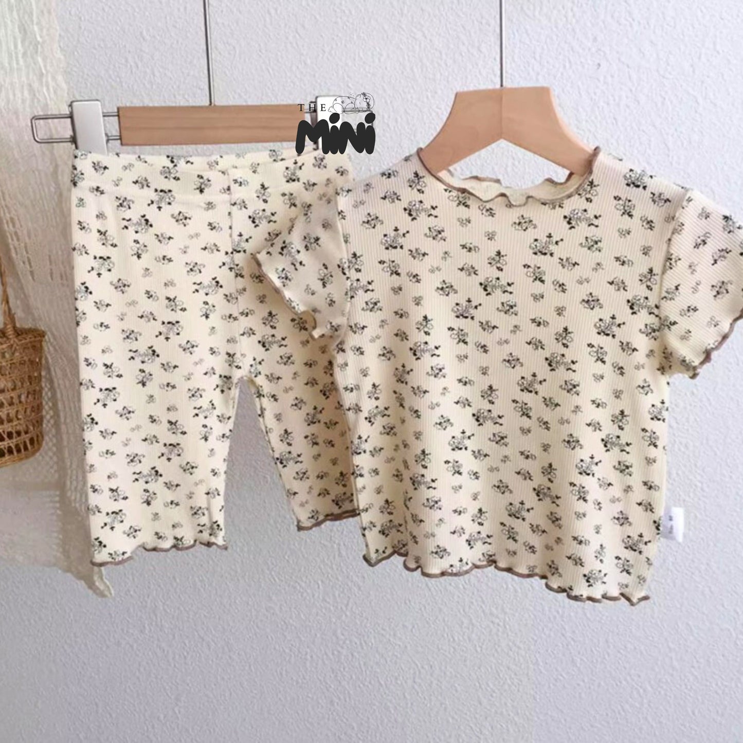 Set Pajama cho bé gái - set 2 món áo quần tách rời - P002