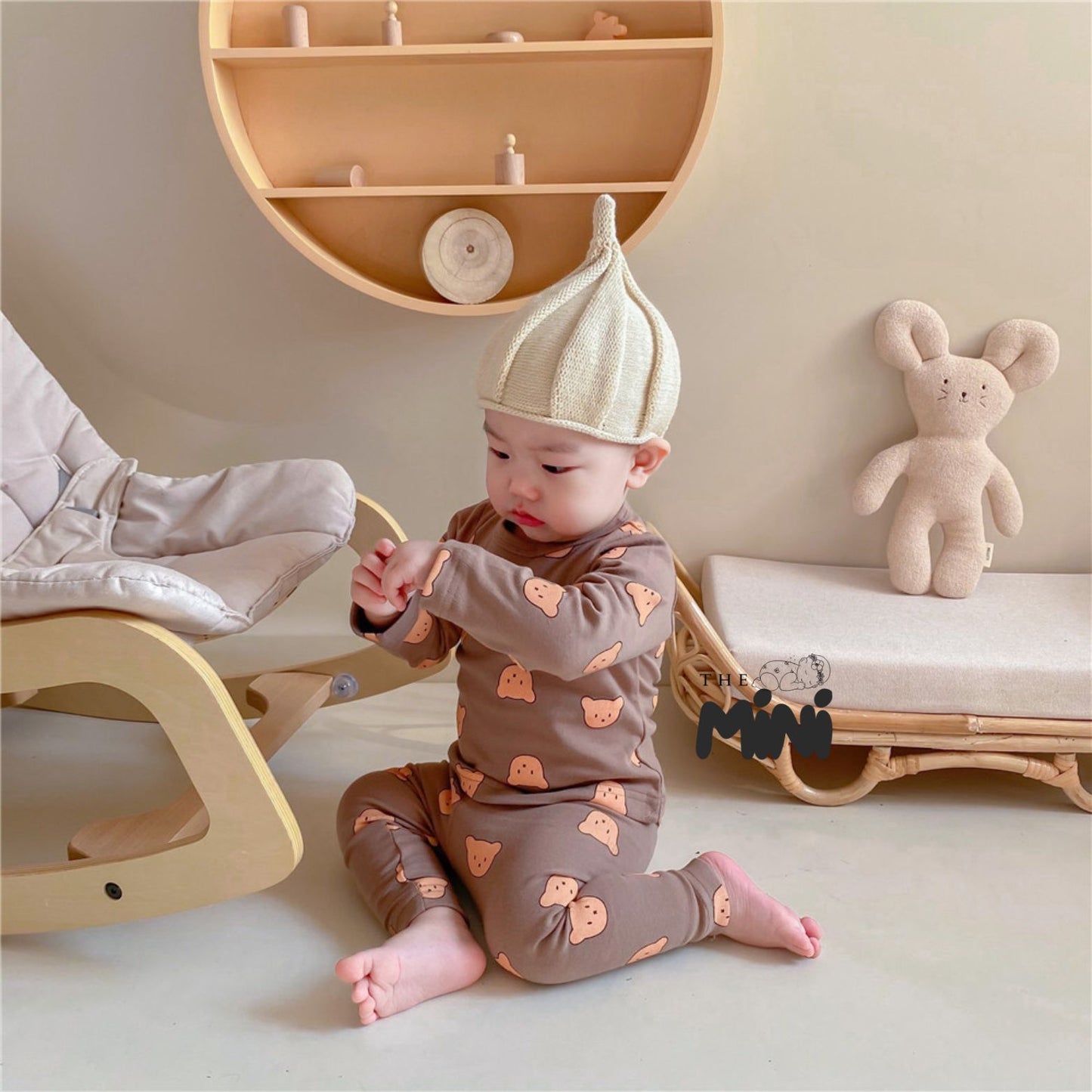 Set Pajama cho bé trai - set 2 món yếm quần tách rời - B020