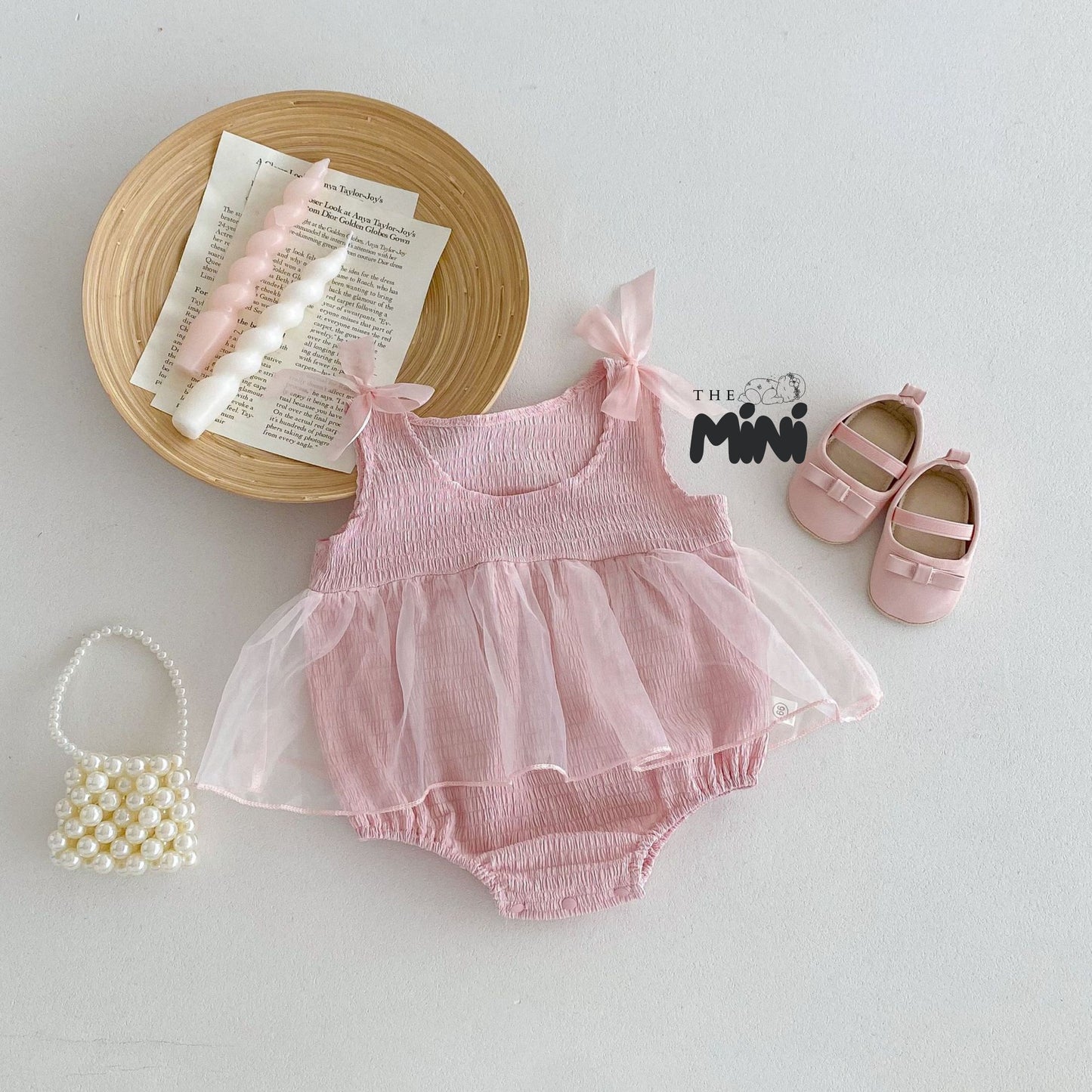 Váy Bodysuit Hồng Baby Girl - A072