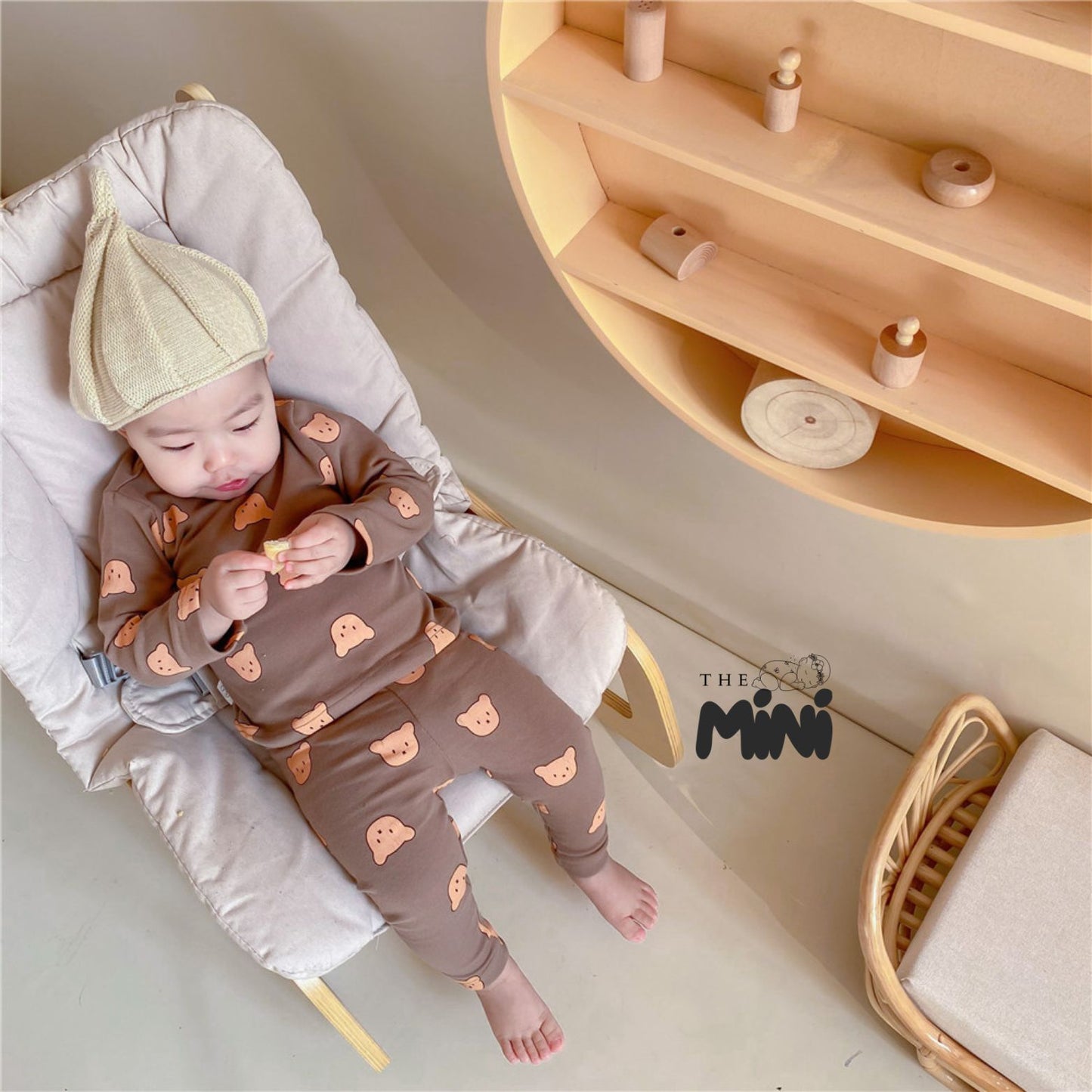 Set Pajama cho bé trai - set 2 món yếm quần tách rời - B020