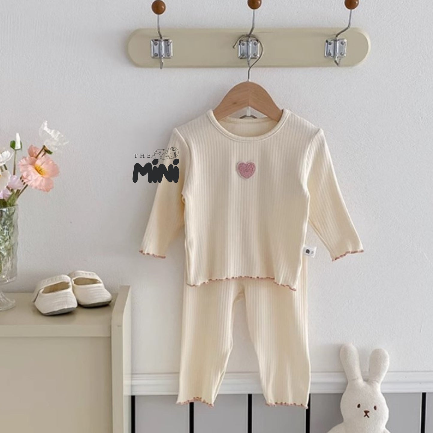 Set Pajama cho bé gái - set 2 món áo quần tách rời - P005