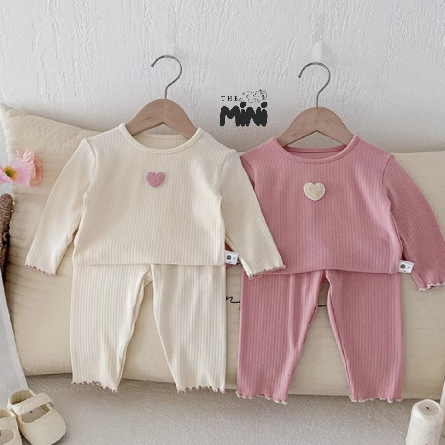 Set Pajama cho bé gái - set 2 món áo quần tách rời - P005