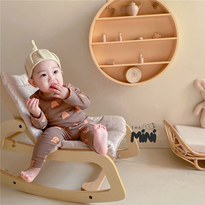 Set Pajama cho bé trai - set 2 món yếm quần tách rời - B020