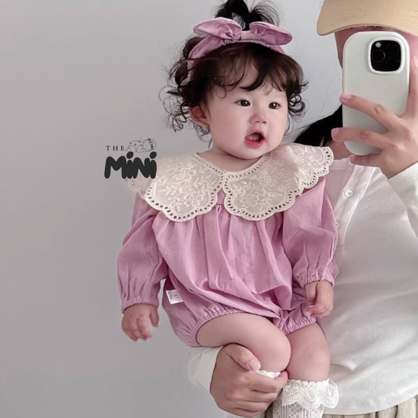Bodysuit váy Baby pink - A061