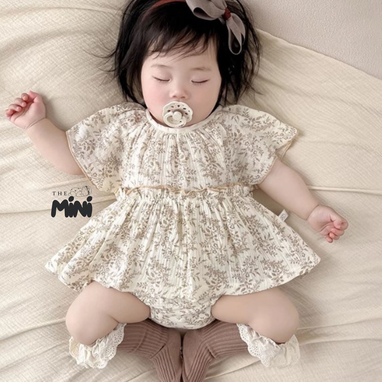 Váy Bodysuit Hoa Nhì - A071 - Size 2 tháng đến 18 tháng