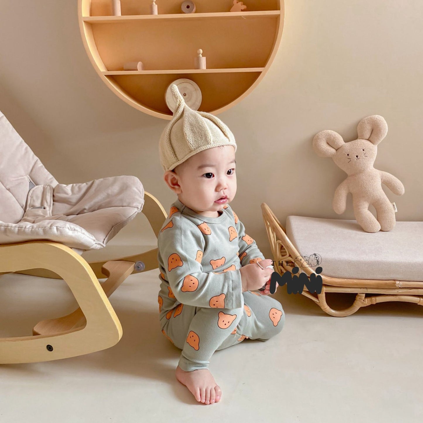 Set Pajama cho bé trai - set 2 món yếm quần tách rời - B020