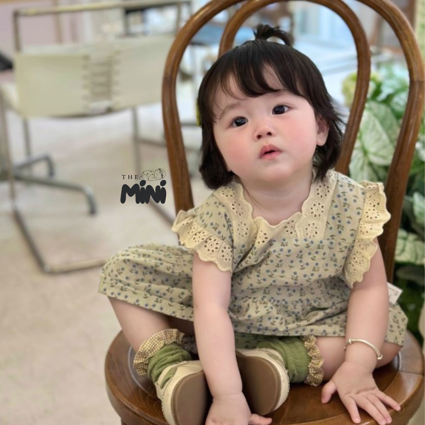 Set váy hoa nhí style Hàn - set 2 món áo quần tách rời - A089