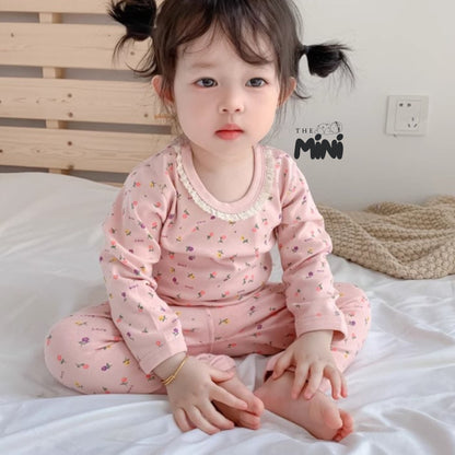 Set Pajama cho bé gái - set 2 món áo quần tách rời - P003