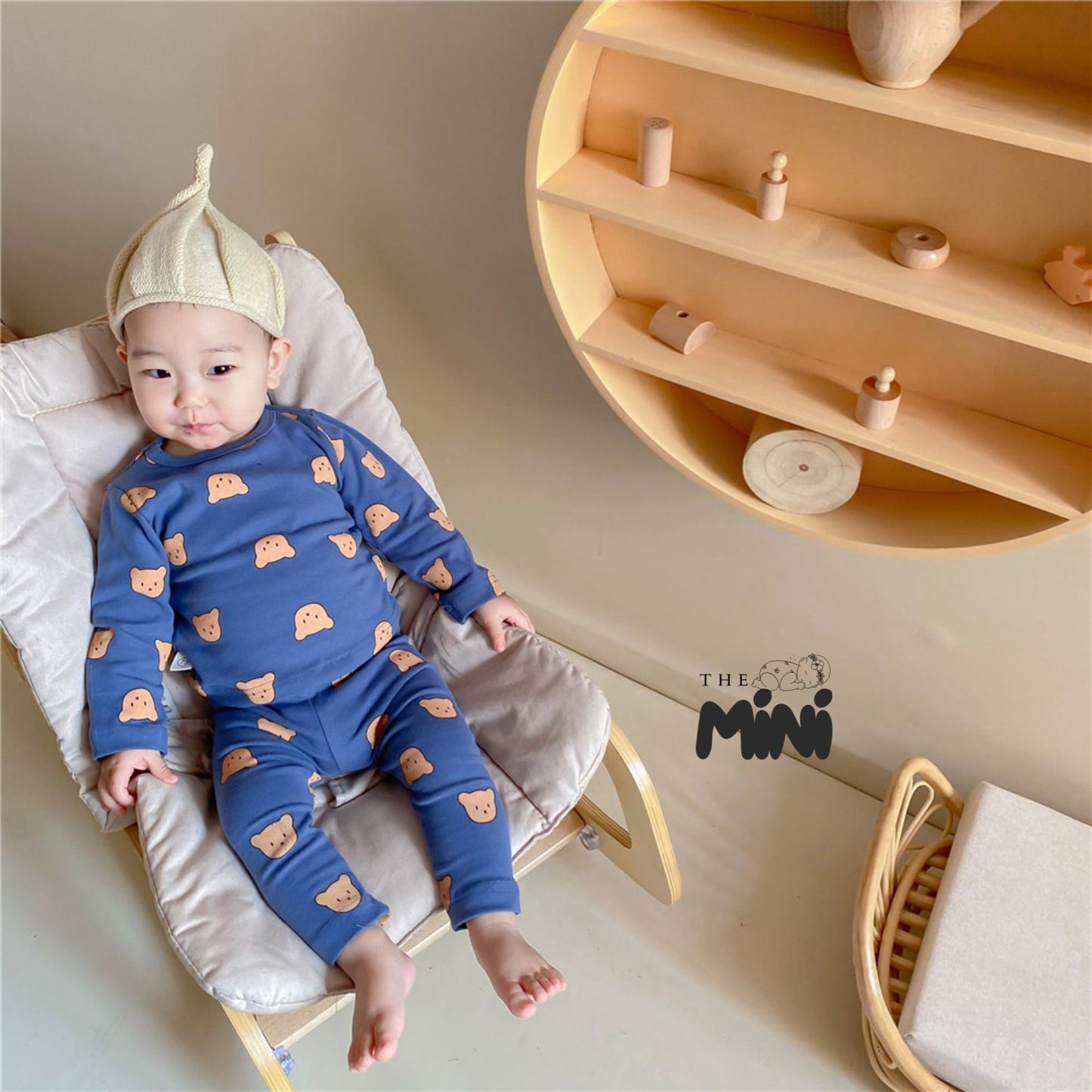 Set Pajama cho bé trai - set 2 món yếm quần tách rời - B020