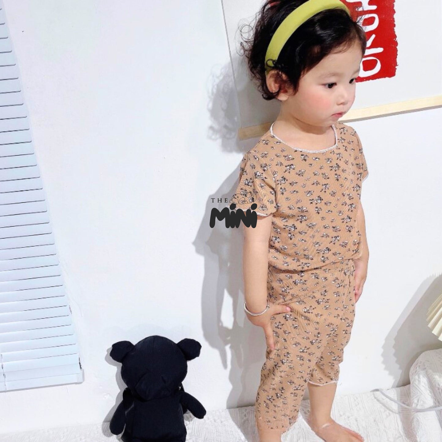 Set Pajama cho bé gái - set 2 món áo quần tách rời - P002