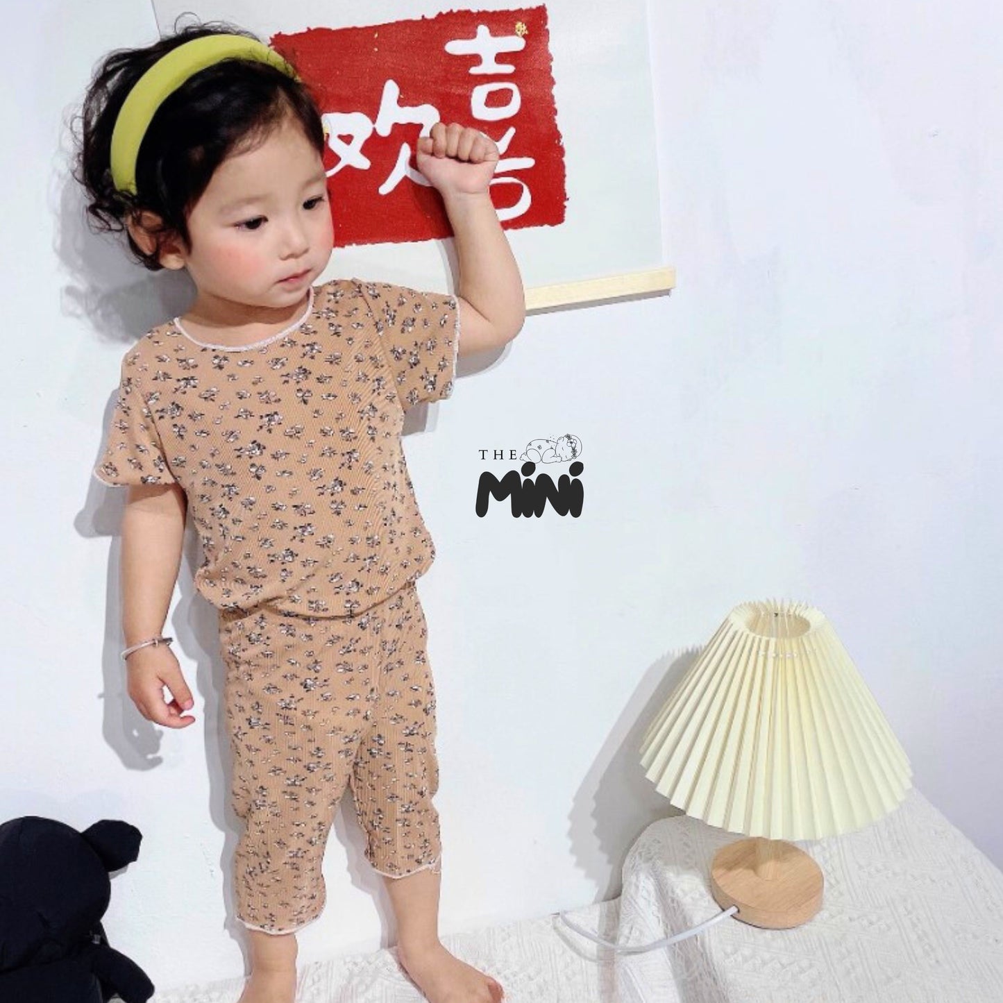 Set Pajama cho bé gái - set 2 món áo quần tách rời - P002
