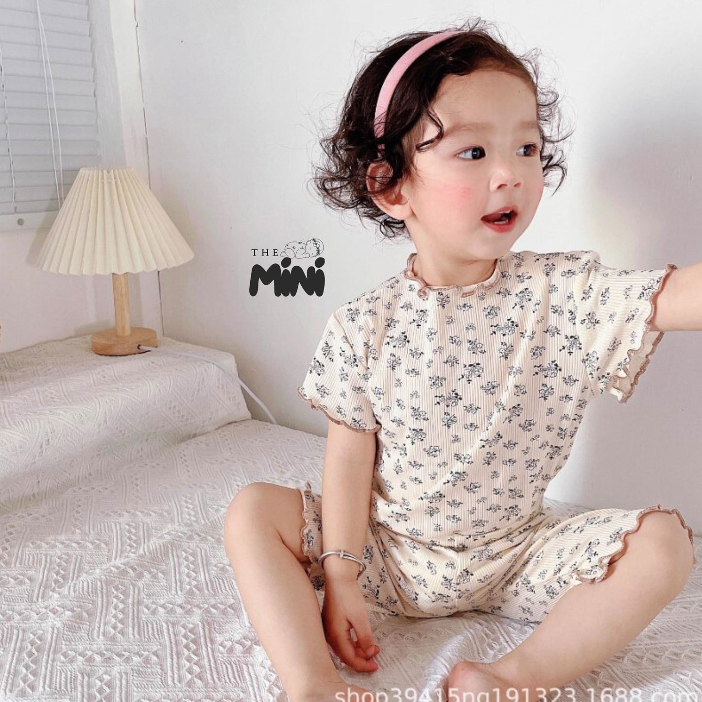 Set Pajama cho bé gái - set 2 món áo quần tách rời - P002