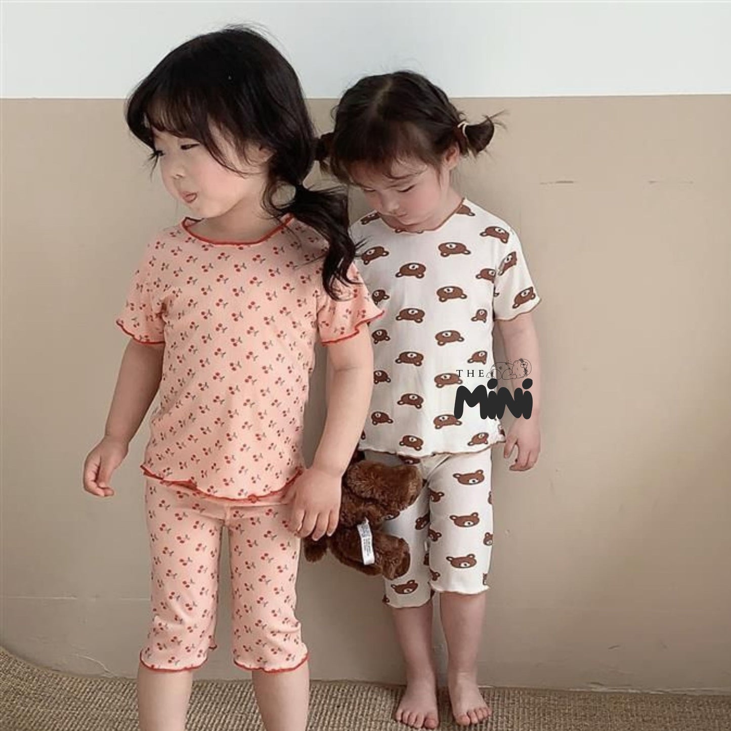 Set Pajama cho bé gái - set 2 món áo quần tách rời - P001