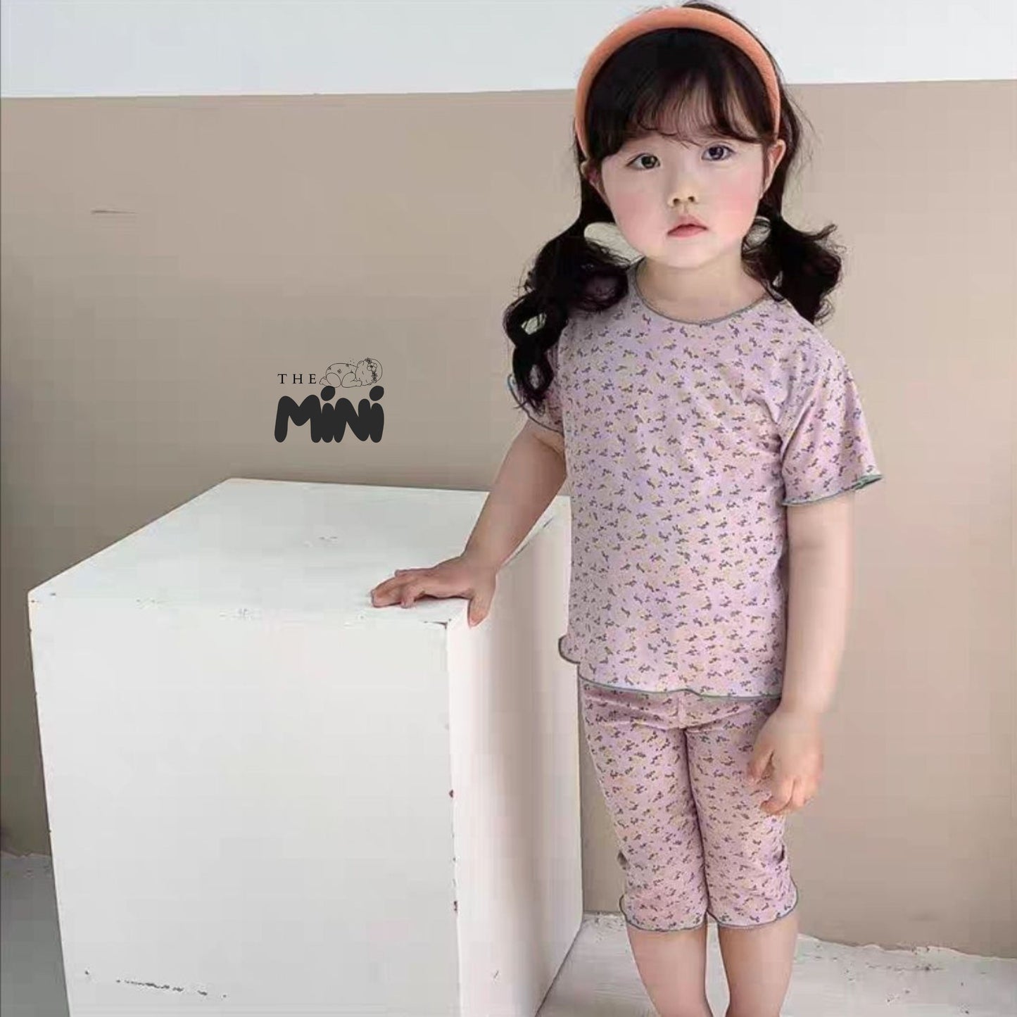 Set Pajama cho bé gái - set 2 món áo quần tách rời - P001