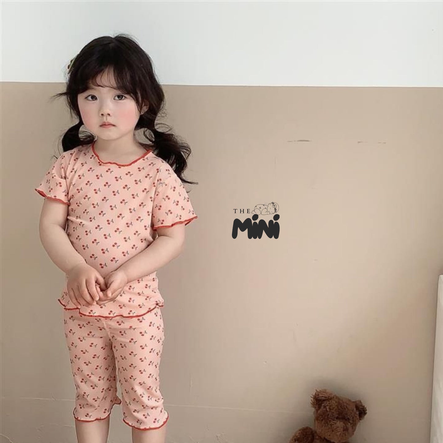 Set Pajama cho bé gái - set 2 món áo quần tách rời - P001