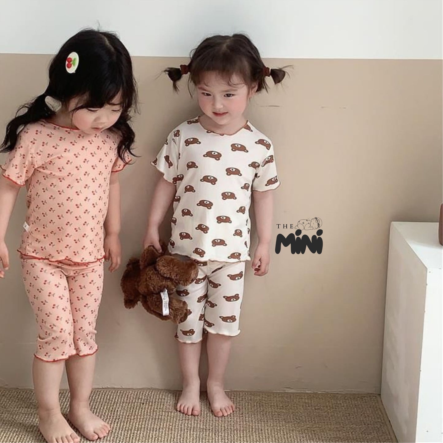 Set Pajama cho bé gái - set 2 món áo quần tách rời - P001
