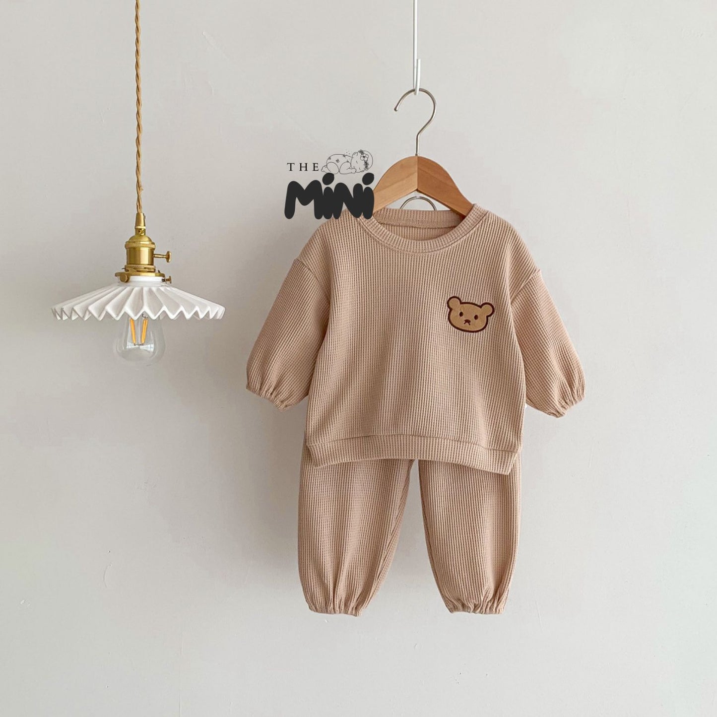 Set Pajama đông style Korea hình gấu - 2 màu - B026