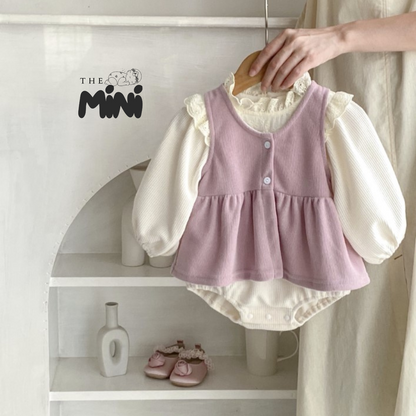 Váy tiểu thư Hàn - Set 2 món - A039