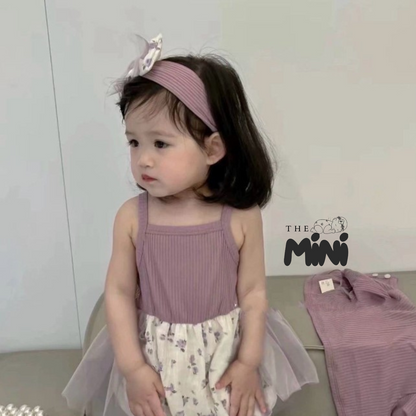 Set váy tiểu thư Korea - váy kèm cardigan - A012