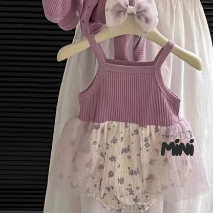 Set váy tiểu thư Korea - váy kèm cardigan - A012