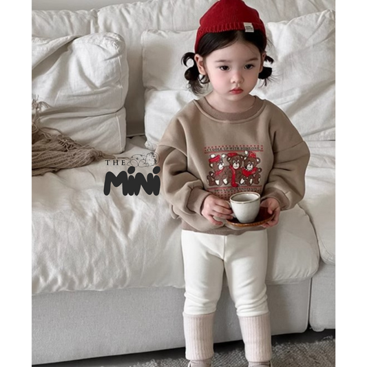 Set nỉ Noel - set 2 món áo kèm legging - A025