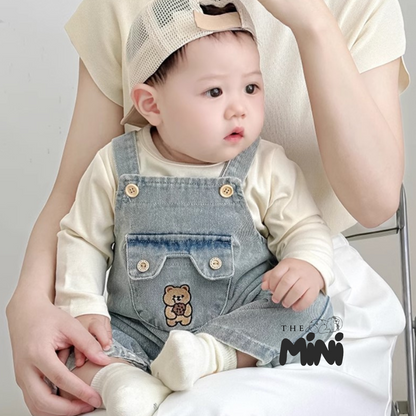 Set Boy Jeans - Set 2 món quần yếm và áo - B011