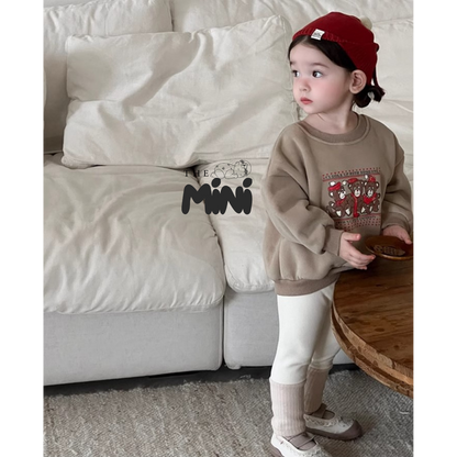 Set nỉ Noel - set 2 món áo kèm legging - A025