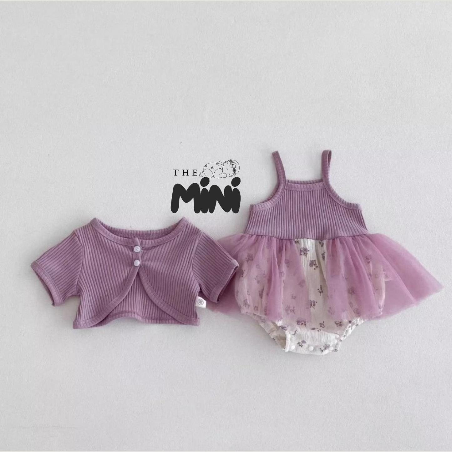 Set váy tiểu thư Korea - váy kèm cardigan - A012
