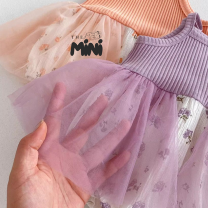 Set váy tiểu thư Korea - váy kèm cardigan - A012