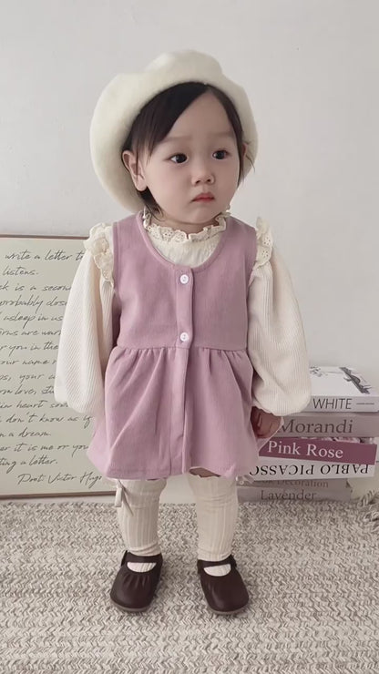 Váy tiểu thư Hàn - Set 2 món - A039